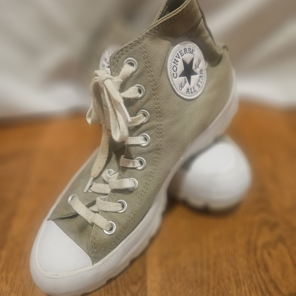 Converse Olive Lace Up Boots - Picture 2 of 4